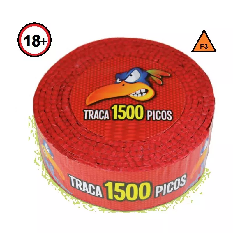 Pétards MITRAILLETTE 1500 coups