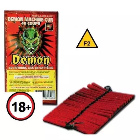 Pétard Mitraillette 40 coups