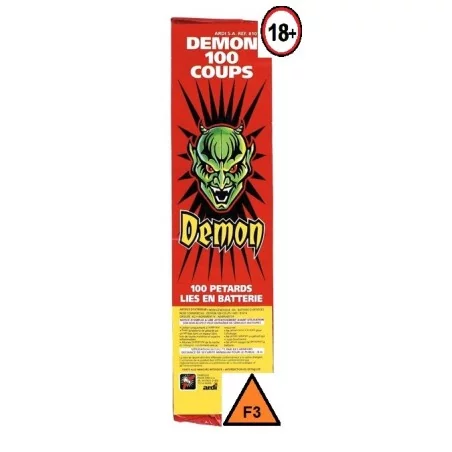 Pétard Mitraillette DEMON 100 cps