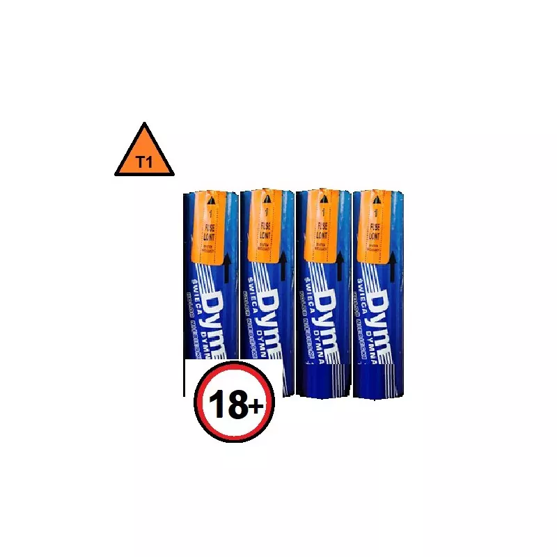 Assortiment 4 Fumigènes Bleu