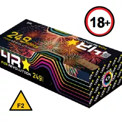 REVOLUTION 249 Tirs 20mm 2min10 de Feu d'artifice automatique