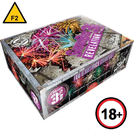 Feu d'artifice portable showbox révélation 3 minutes de la Marque Ardi