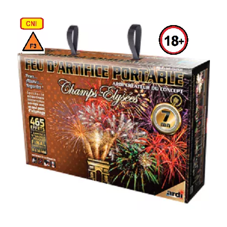 CHAMPS-ÉLYSÉES® 7 MIN LPF - FEU D'ARTIFICE AUTOMATIQUE PORTABLE® de la marque Ardi
