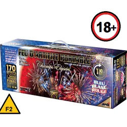 FEU D'ARTIFICE AUTOMATIQUE PORTABLE® CHAMPS-ÉLYSÉES® 1MN30 BLEU BLANC ROUGE FRANCE de la marque Ardi