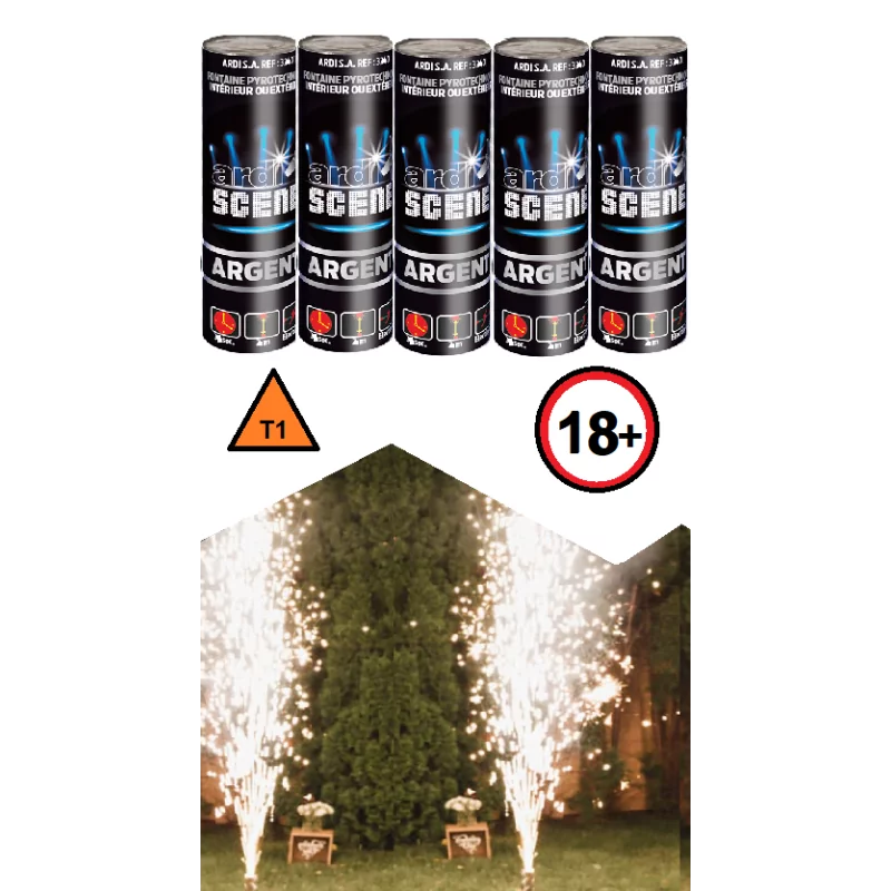 Lot de 5 jets de scène d'une durée d'environs 30 secondes pour environs 3 mètres de Haut en intérieur. Lot de 5 jets de scène d'une durée d'environs 30 secondes pour environs 3 mètres de Haut en intérieur.