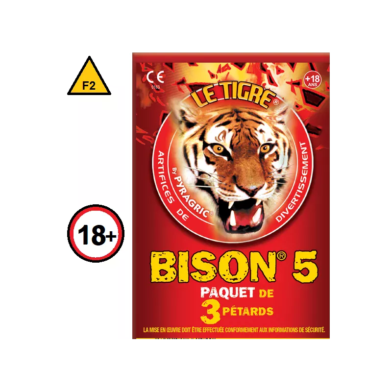 Pétards Bison 5 de la marque Pyragric,