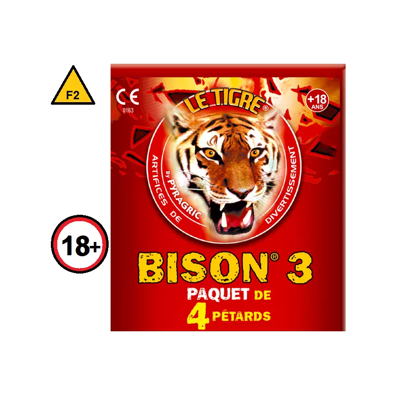 Pétards bison 3 de la marque pyragric