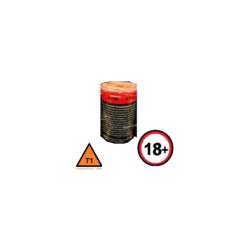 1 Pot Fumigène Rouge