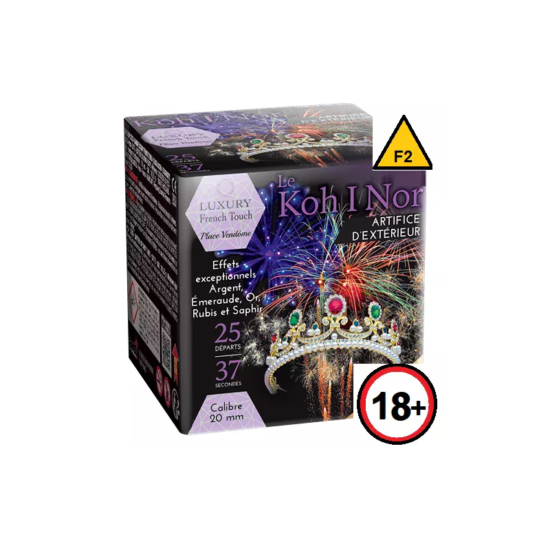 Batterie d'artifice le Koh i Nor , franche touch by ardi artifices. Batterie d'artifice le Koh i Nor , franche touch by ardi artifices.