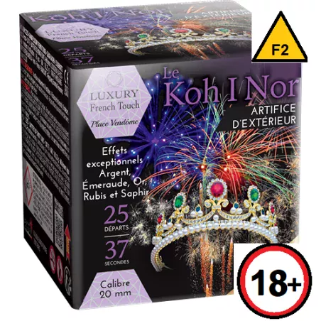 Batterie d'artifice le Koh i Nor , franche touch by ardi artifices.