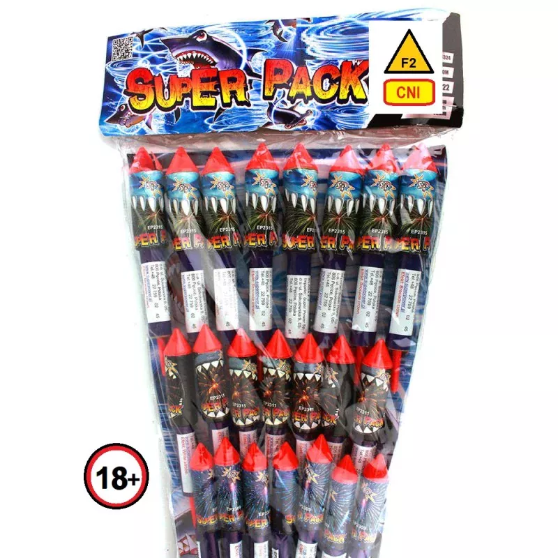 Super Pack 22 fusées assorties Super Pack 22 fusées assorties