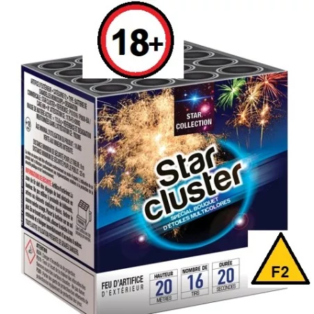 Star Cluster, batterie d'artifice pyragric, multi effets