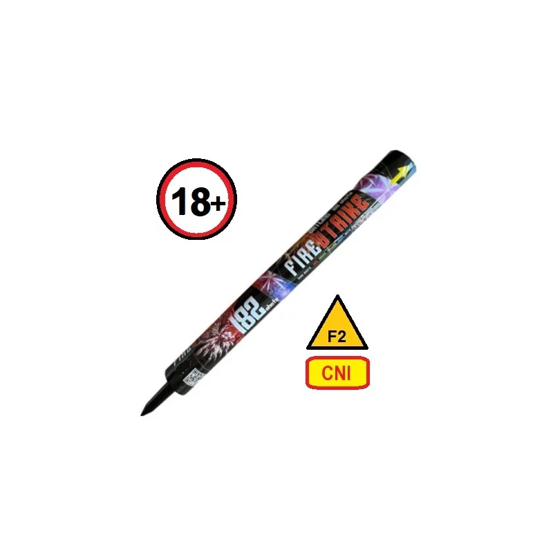 Chandelle TG182 FIRE STRIKE 182 tirs, 12 tubes 12,75 mm.