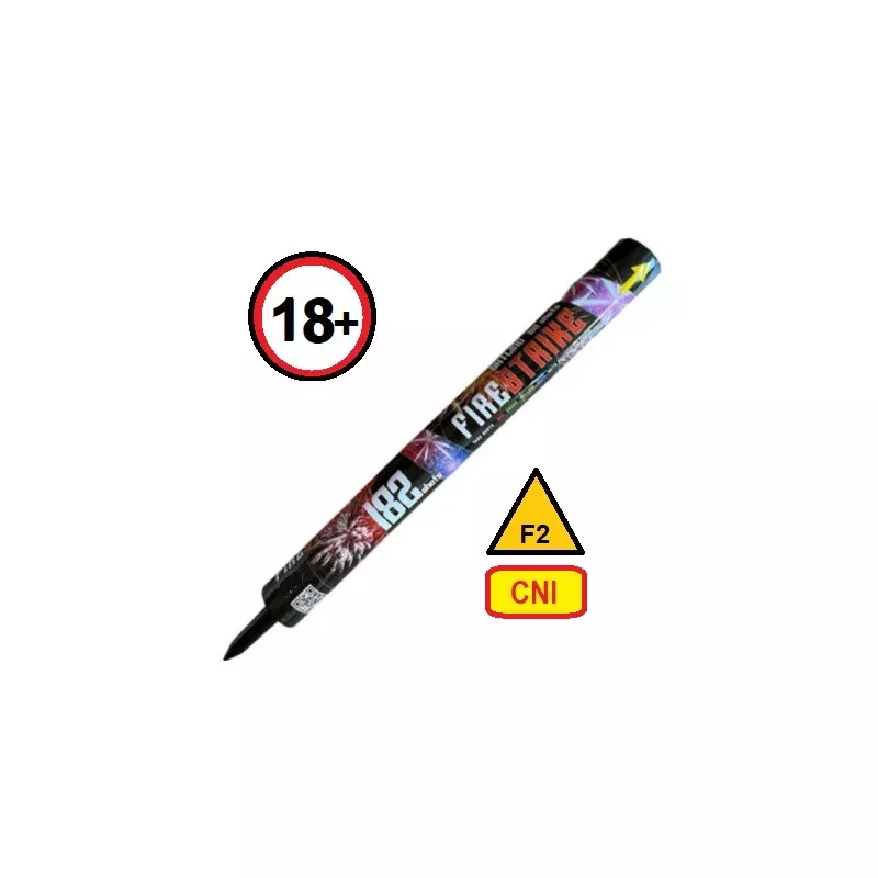 Chandelle TG182 FIRE STRIKE 182 tirs, 12 tubes 12,75 mm.