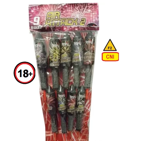 Pochette feu d'artifice pour particulier, superbe effet