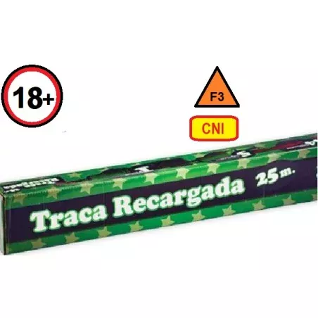 Pétards MITRAILLETTE 25 mètres