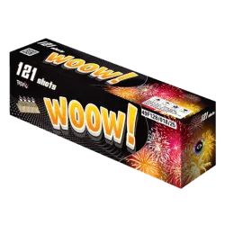 Coffret d'artifices OUAHH WOOW 121 départs chez ADRM AUX 3 MOULINS ARTIFICES