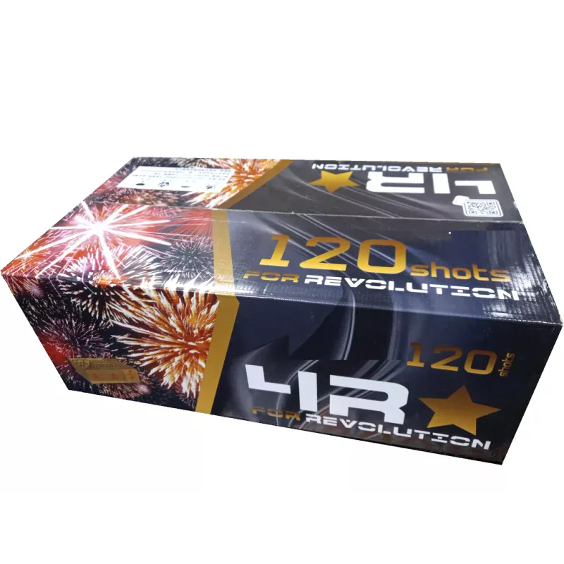 Coffret d'artifice RED chez ADRM AUX 3 MOULINS 120 TIRS 1m49.