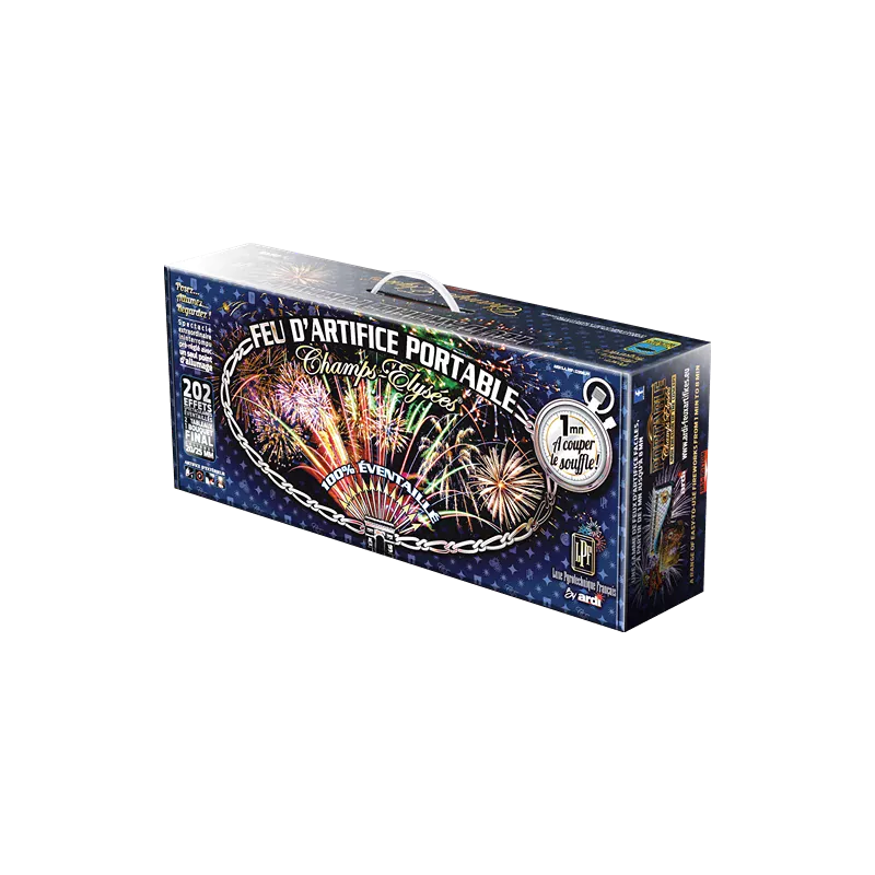 Portable show automatique 100 % eventaille, 202 tirs sur 1 min, un super spectacle !