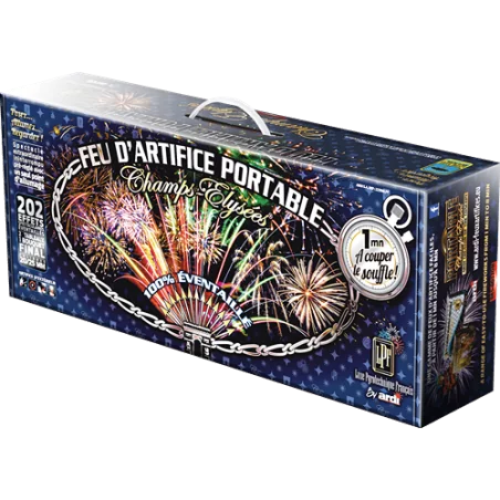 Portable show automatique 100 % eventaille, 202 tirs sur 1 min, un super spectacle !