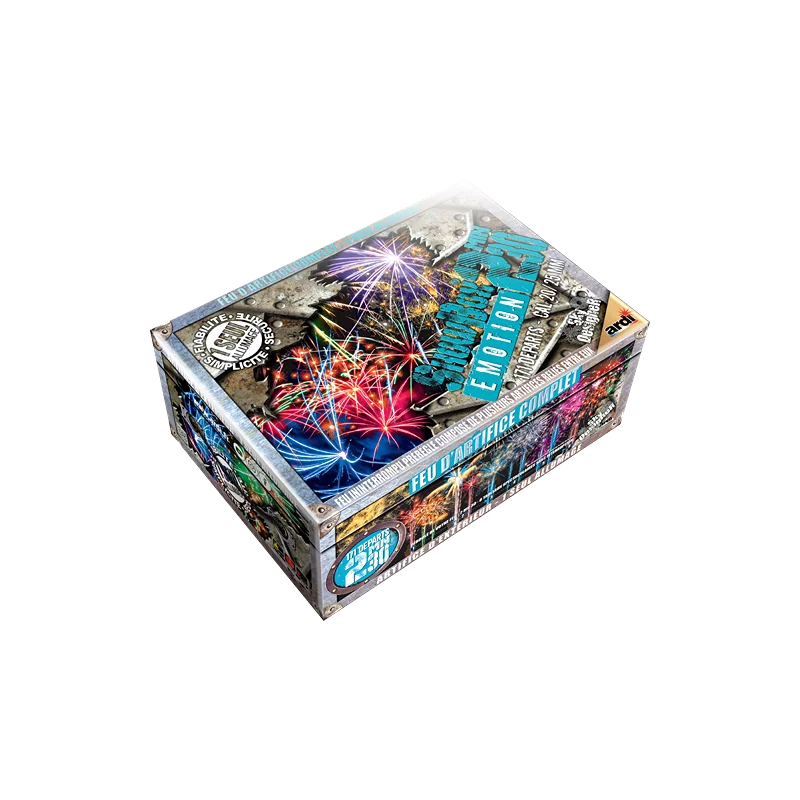 Feu d'artifice automatique portable showbox EMOTION 2 minutes 30 de la marque Ardi