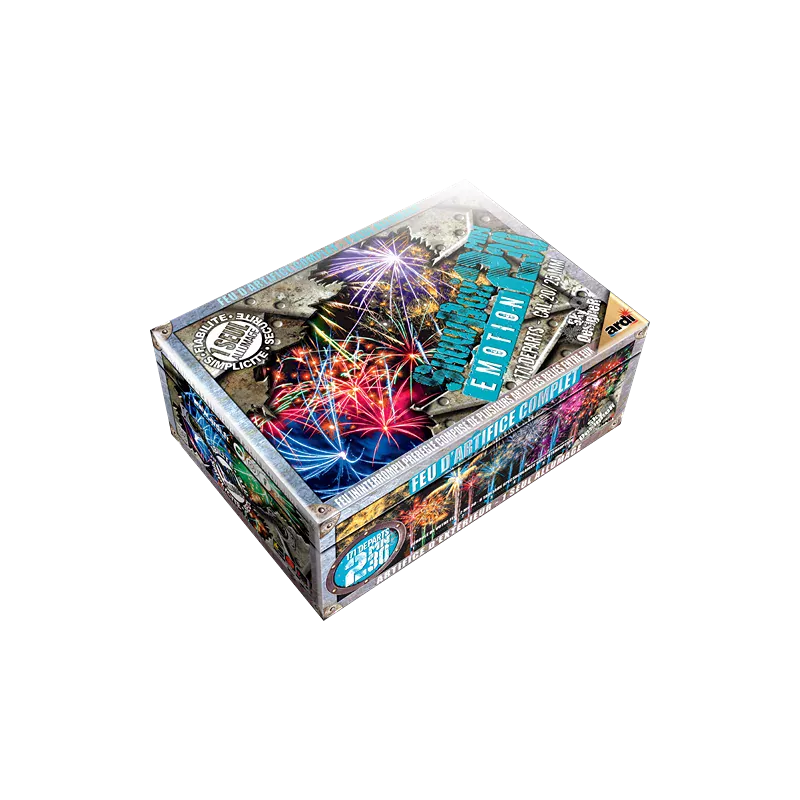 Feu d'artifice automatique portable showbox EMOTION 2 minutes 30 de la marque Ardi