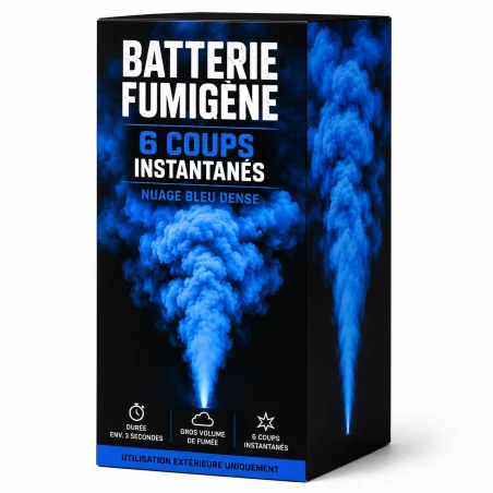 Fumigène Aérien Bleu en Batterie