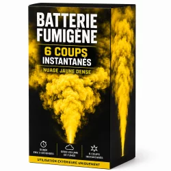 Fumigène Aérien Jaune en Batterie