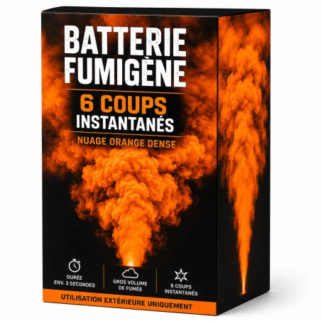 Fumigène Aérien Orange en Batterie