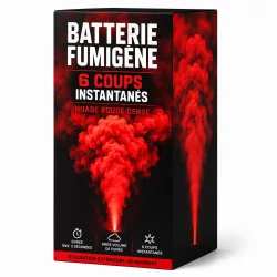 Fumigène Aérien Rouge en Batterie