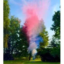 Batterie de fumigène aérien rouge
