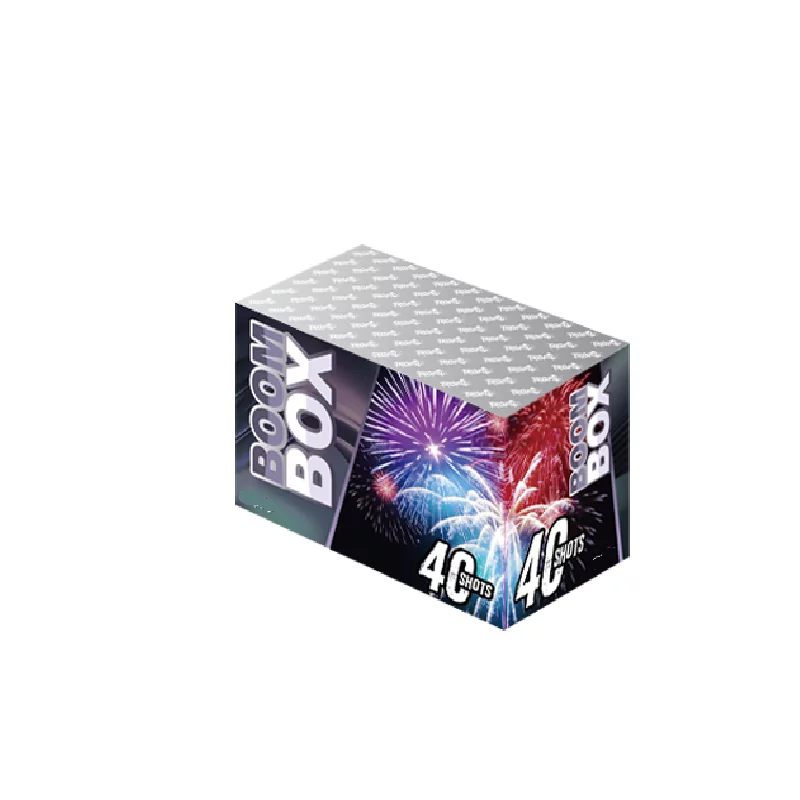 Batterie d'artifice d'une rare intensité, avec 40 départs