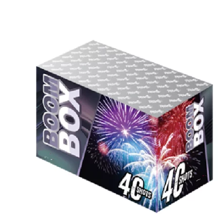 Batterie d'artifice d'une rare intensité, avec 40 départs