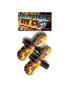 Tourbillon d'artifices lumineux